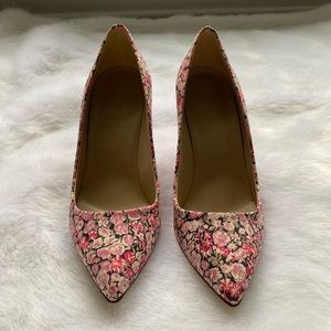 J. Crew Everly Liberty Art Fabric Pumps - size 8
